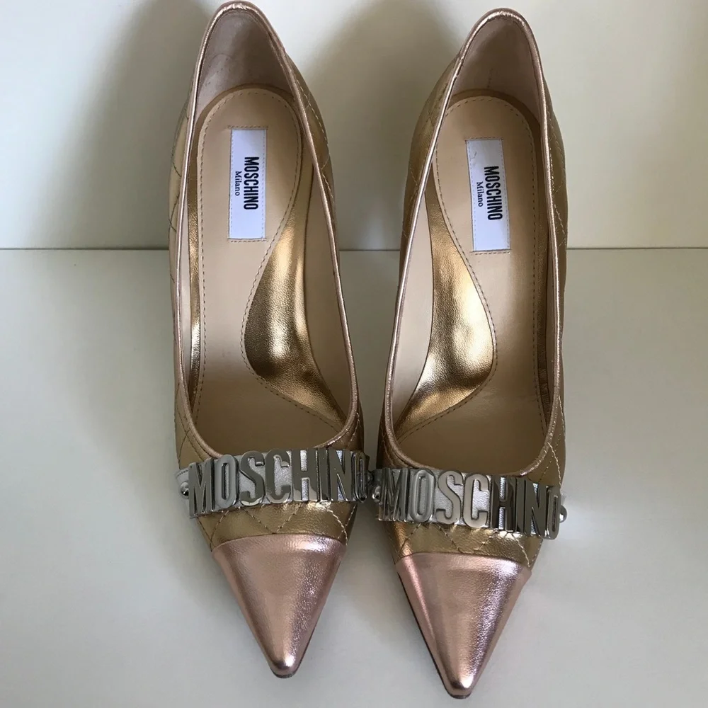 New Moschino Quilted Pumps